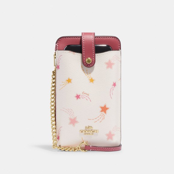 COACH Handbags - NWT Coach Outlet Phone Crossbody With Shooting Star Print